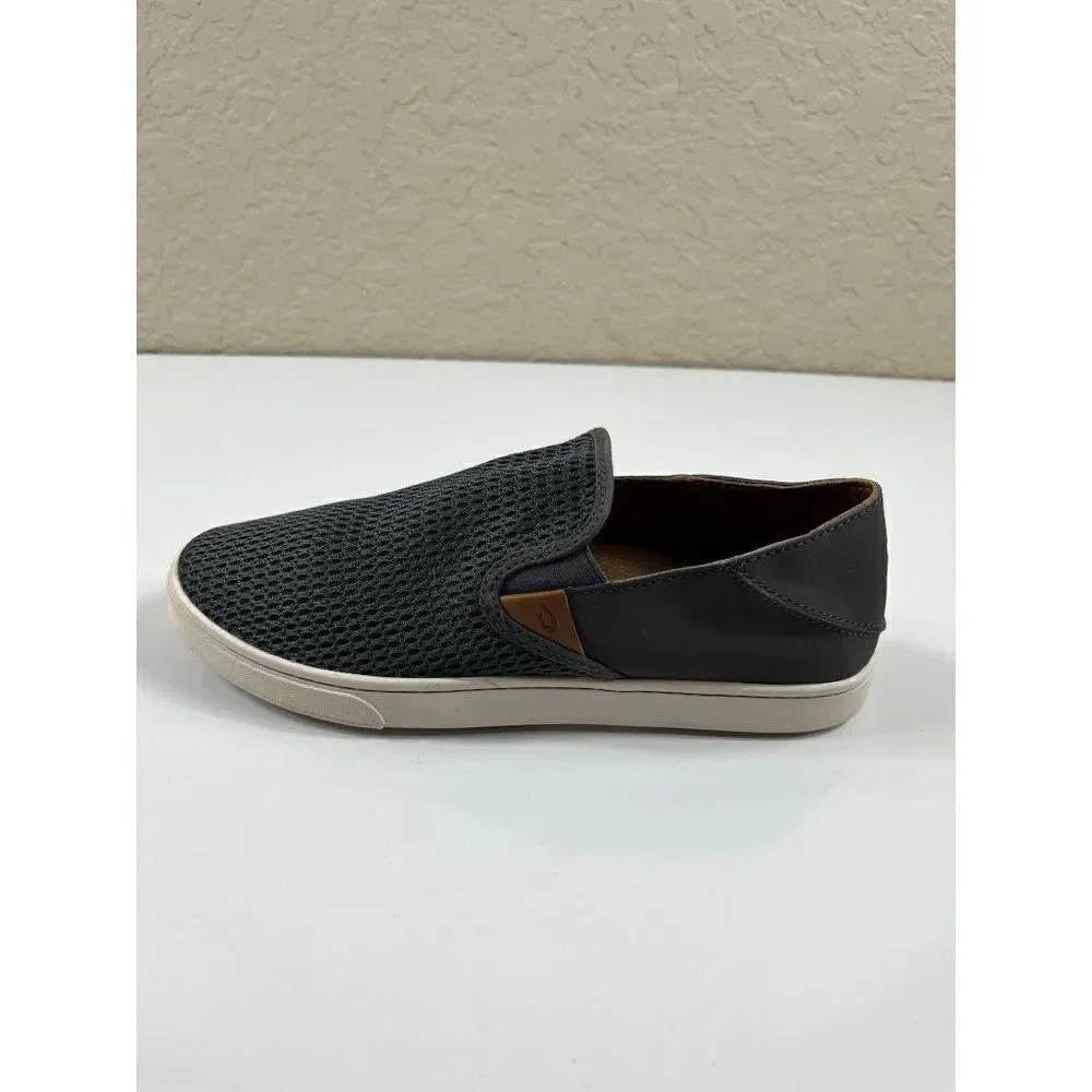 Olukai Pehuea Slip On Casual Shoe Pavement Gray AMPUTEE LEFT SHOE Womens Size 8